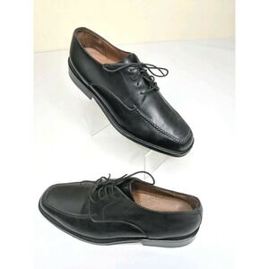 Cole Haan City Black Leather Lace Up Casual Dress Oxford Shoe Mens 13 D EUC